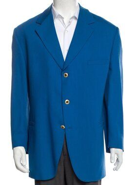 V2 Versace Classic blue blazer Size small (oversized)